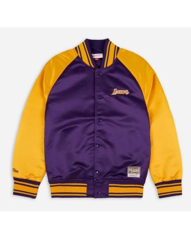 MITCHELL & NESS COLOSAL SATIN JACKE LOS ANGELES LAKERS 1