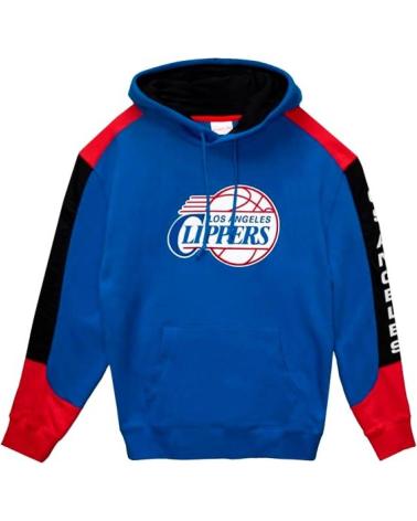 MITCHELL & NESS LOS ANGELES CLIPPERS FUSION FLEECE HOODIE 1