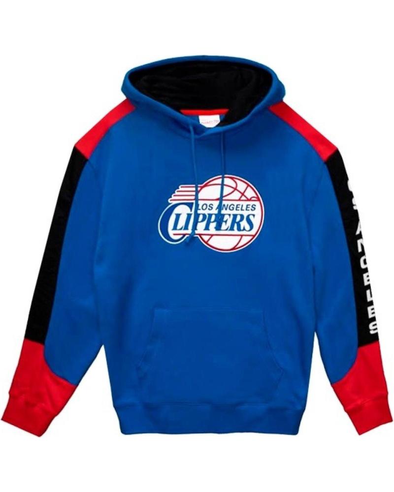 MITCHELL & NESS LOS ANGELES CLIPPERS FUSION FLEECE HOODIE 1