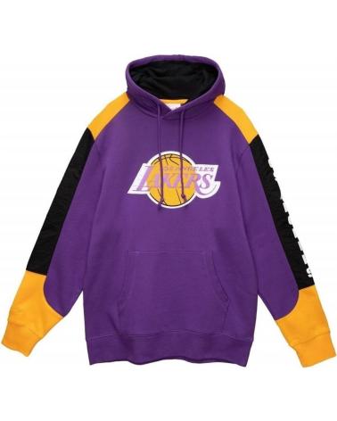 MITCHELL & NESS LOS ANGELES LAKERS FUSION FLEECE HOODIE 1