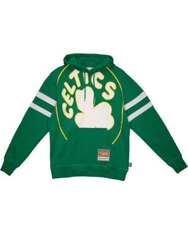 MITCHELL & NESS BOSTON CELTICS BIG FACE 2.0 FLEECE HOODIE 1