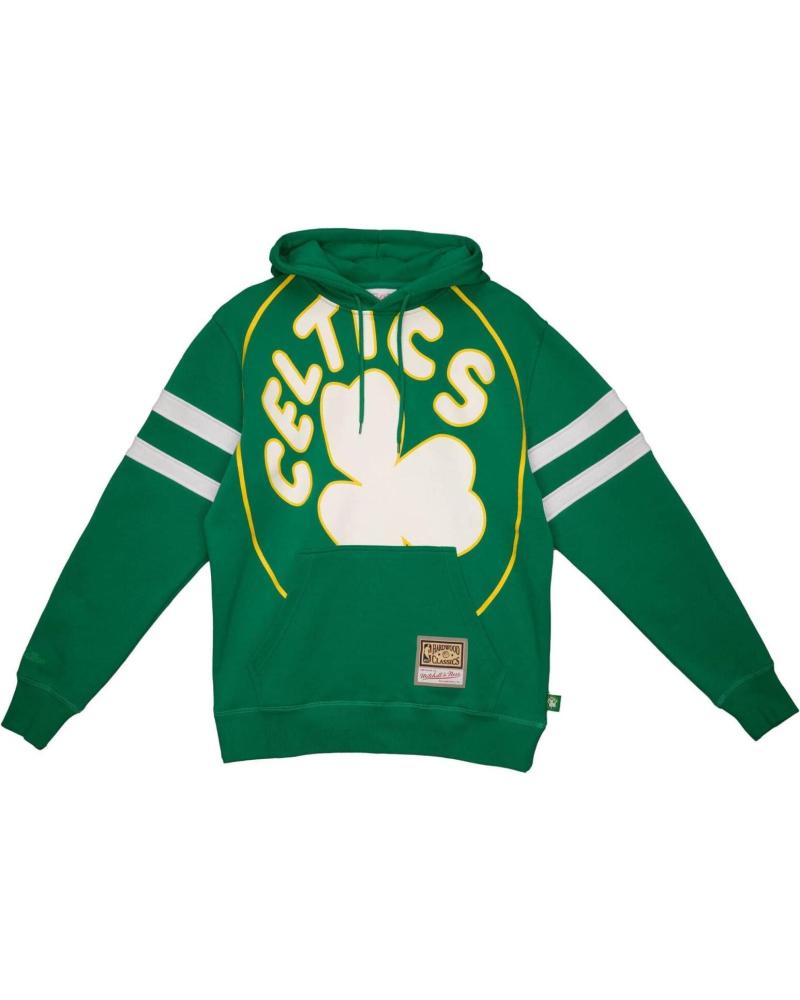MITCHELL & NESS BOSTON CELTICS BIG FACE 2.0 FLEECE HOODIE 1