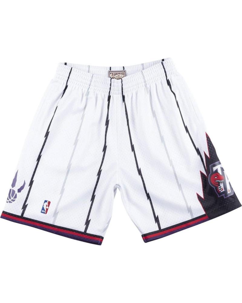 CALÇÕES MITCHELL & NESS TORONTO RAPTORS RETRO SWINGMAN 998 BRANCO 1