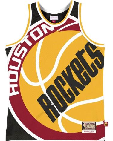 CAMISOLA DE BASQUETEBOL MITCHELL & NESS HOUSTON ROCKETS BIG FACE 2.0 TANK TOP 1