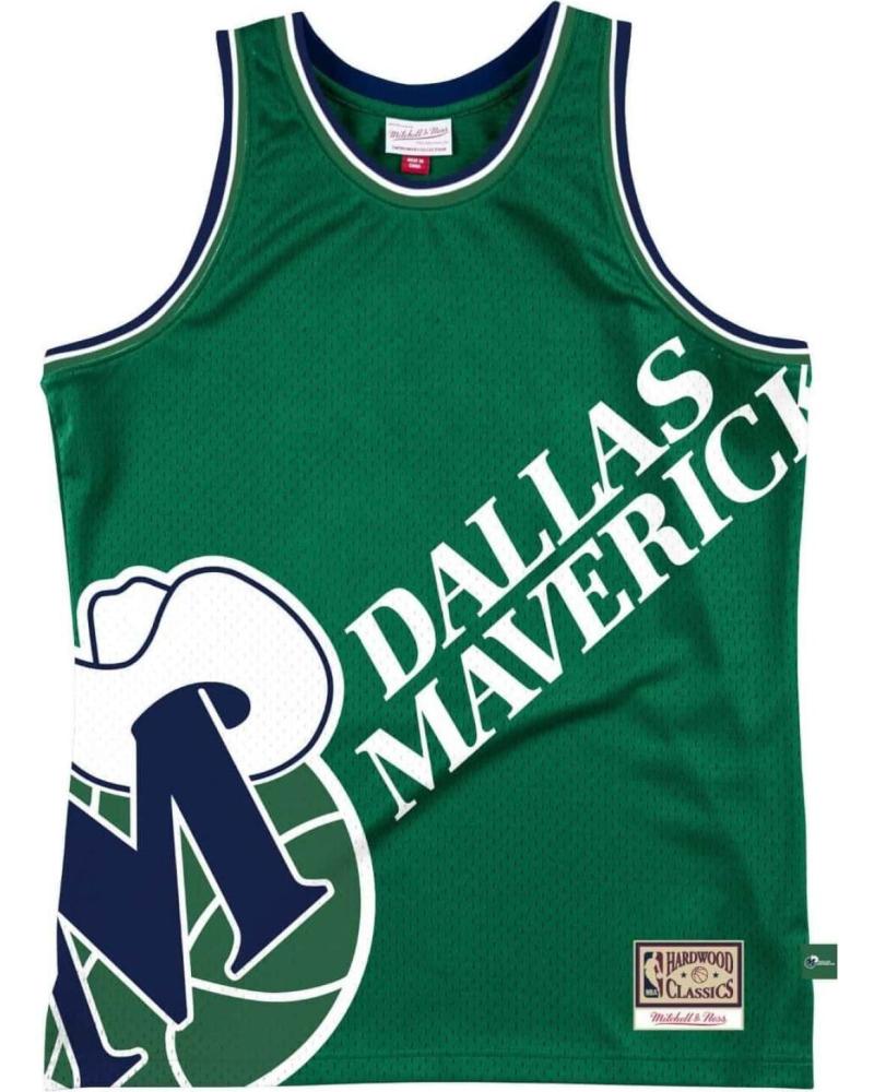 MITCHELL & NESS CANOTTA DA BASKET DALLAS MAVERICKS BIG FACE 2.0 TANK TOP 1