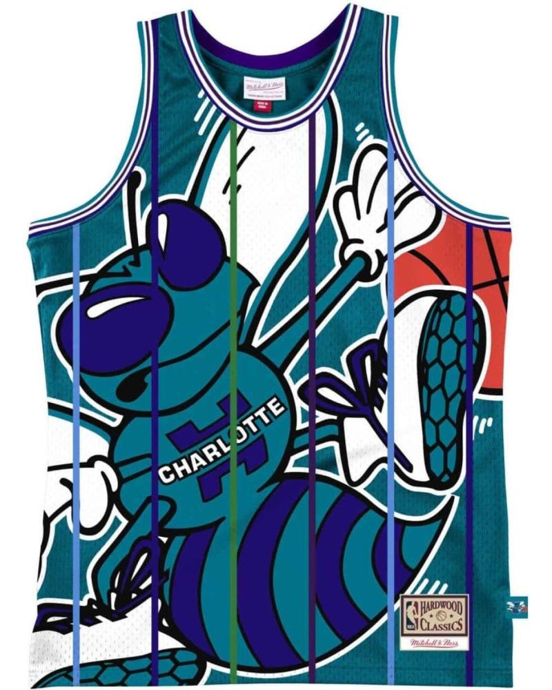 MAGLIA MITCHELL & NESS CHARLOTTE HORNETS BIG FACE 2.0 1