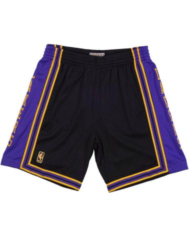 PANTALONCINI BASKET MITCHELL & NESS RELOAD SWINGMAN LOS ANGELES LAKERS NBA NERO 1