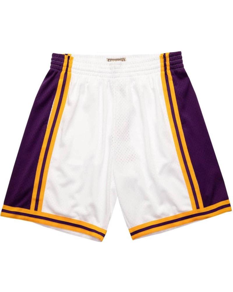 PANTALONCINI BASKET MITCHELL & NESS RELOAD SWINGMAN LOS ANGELES LAKERS NBA BIANCO 1