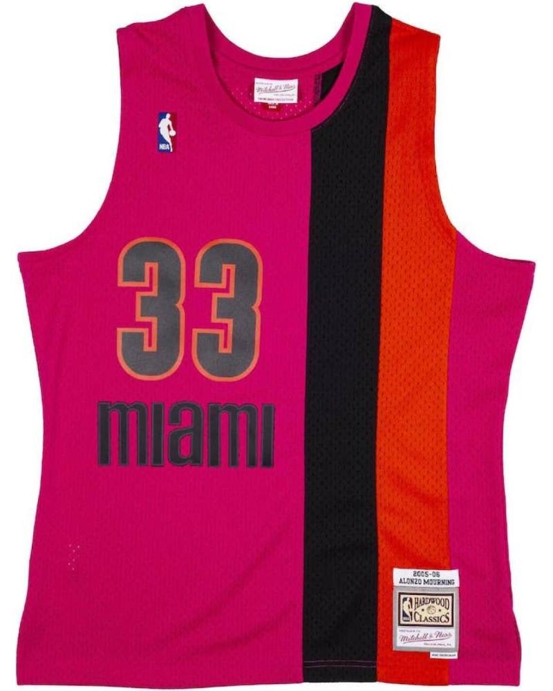 MAILLOT NBA MIAMI HEAT ALONZO MOURNING RELOAD SWINGMAN MITCHELL & NESS 1
