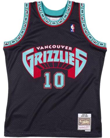 MITCHELL & NESS MAGLIA NBA RELOAD SWINGMAN MIKE BIBBY VANCOUVER GRIZZLIES #10 1