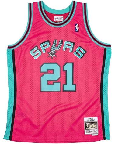 MITCHELL & NESS MAILLOT NBA RELOAD SWINGMAN TIM DUNCAN SAN ANTONIO SPURS 1