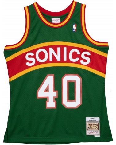 MITCHELL & NESS MAILLOT NBA RELOAD SWINGMAN SHAWN KEMP SEATTLE SUPERSONICS 1