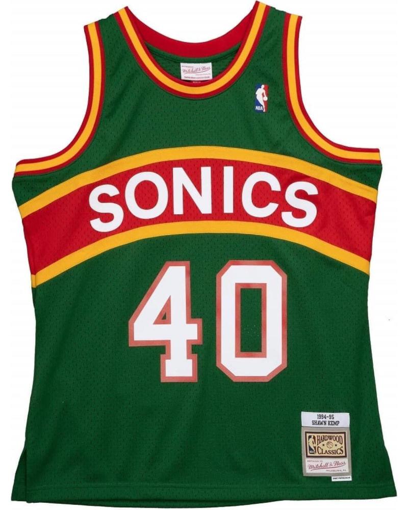 MITCHELL & NESS MAILLOT NBA RELOAD SWINGMAN SHAWN KEMP SEATTLE SUPERSONICS 1