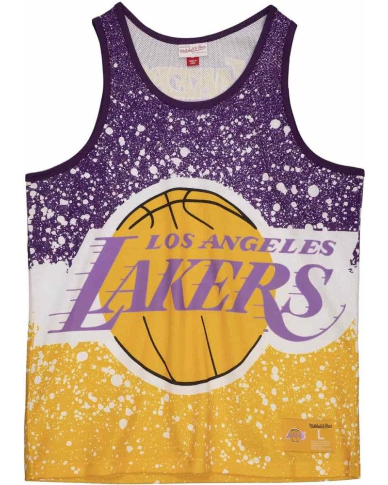 MITCHELL & NESS CAMISETA NBA JUMBOTRON LOS ANGELES LAKERS MORADA AMARILLA 1
