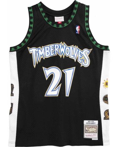 MAGLIA SWINGMAN MITCHELL & NESS KEVIN GARNETT MINNESOTA TIMBERWOLVES HOF 1
