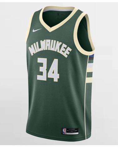 NIKE GIANNIS ANTETOKOUNMPO MILWAUKEE BUCKS ICON SWINGMAN TRIKOT 1