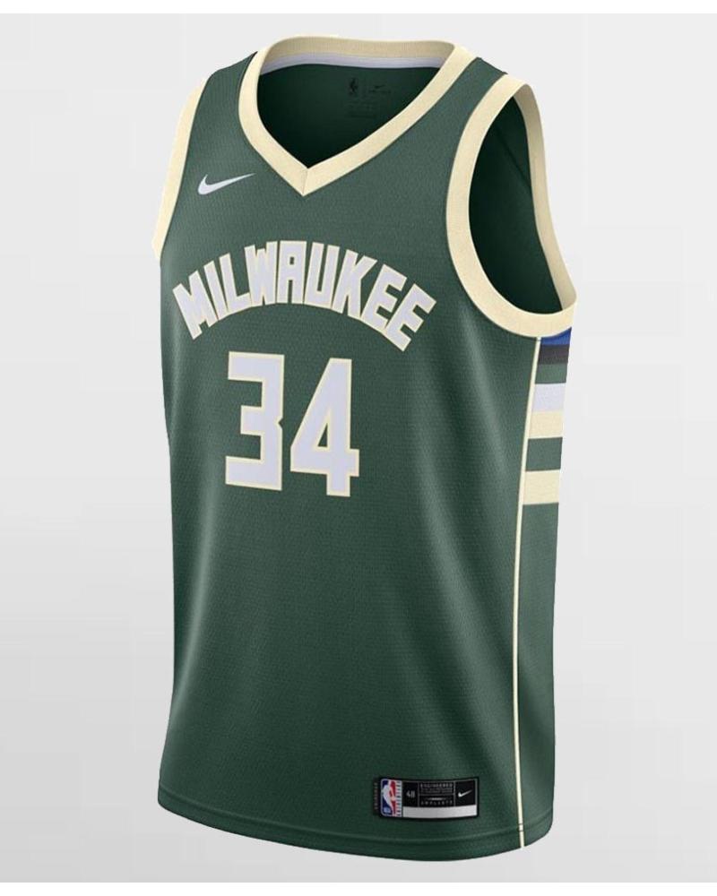NIKE GIANNIS ANTETOKOUNMPO MILWAUKEE BUCKS ICON SWINGMAN TRIKOT 1