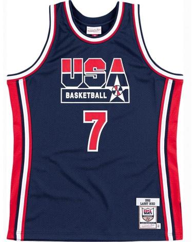 CAMISA MITCHELL & NESS SWINGMAN LARRY BIRD DREAM TEAM 92 1