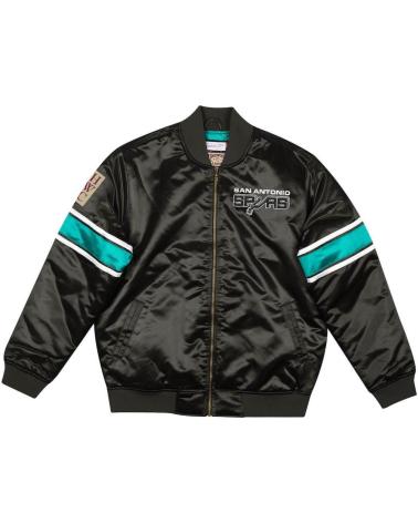 MITCHELL & NESS SAN ANTONIO SPURS HEAVYWEIGHT SATIN JACKE 1