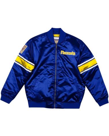 MITCHELL & NESS DENVER NUGGETS HEAVYWEIGHT SATIN JACKE 1