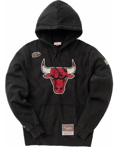 MITCHELL & NESS SUDADERA CON CAPUCHA WORN LOGO CHICAGO BULLS 1