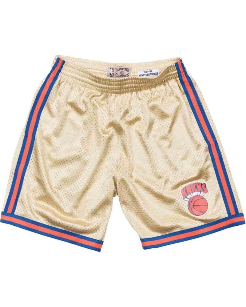 PANTALÓN CORTO MITCHELL & NESS NEW YORK KNICKS GOLDEN SWINGMAN 1