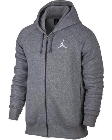 GIACCA CON CAPPUCCIO JORDAN AIR JUMPMAN FLEECE GRIGIA 1