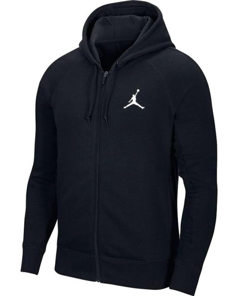 GIACCA CON CAPPUCCIO JORDAN AIR JUMPMAN FLEECE NERA 1