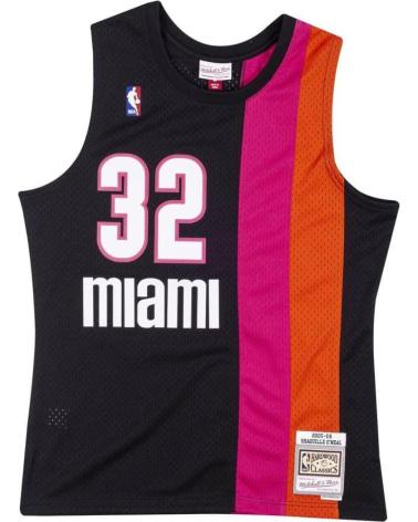 CANOTTA BASKET MITCHELL & NESS SHAQUILLE O'NEAL MIAMI HEAT #32 SWINGMAN 2005-06