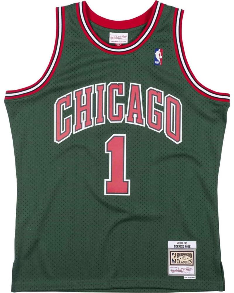 MITCHELL  NESS CAMISETA DERRICK ROSE CHICAGO BULLS 08-09 SWINGMAN GREEN 1