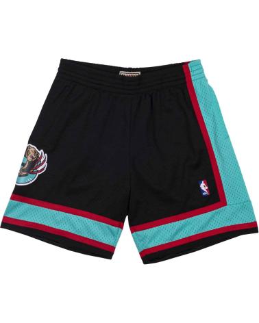 PANTALONCINI MITCHELL & NESS VANCOUVER GRIZZLIES RETRO SWINGMAN 2000-02 NERO TURCHESE