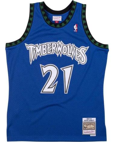 MAGLIA DA BASKET MITCHELL & NESS KEVIN GARNETT #21 MINNESOTA TIMBERWOLVES SWINGMAN HARDWOOD CLASSICS 2003-04