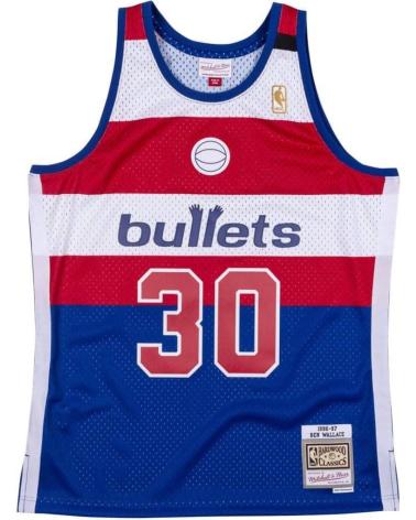 MITCHELL & NESS CAMISOLA SWINGMAN BEN WALLACE WASHINGTON BULLETS 1996-97 1