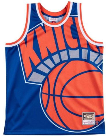 MITCHELL & NESS NBA NEW YORK KNICKS BIG FACE MESH TANK TOP 1