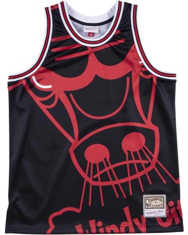 MITCHELL & NESS NBA CHICAGO BULLS BIG FACE MESH TANK TOP 1