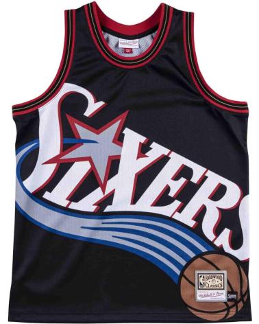 MITCHELL & NESS CANOTTA PHILADELPHIA 76ERS BIG FACE MESH 1