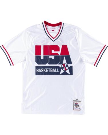MITCHELL & NESS MAGLIA USA AUTHENTIC SHOOTING MICHAEL JORDAN BIANCA 1