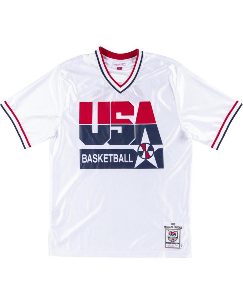 MITCHELL & NESS MAGLIA USA AUTHENTIC SHOOTING MICHAEL JORDAN BIANCA 1