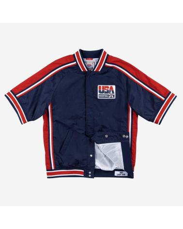 GIACCA MITCHELL & NESS LARRY BIRD USA BASKETBALL AUTHENTIC WARM UP 992 1