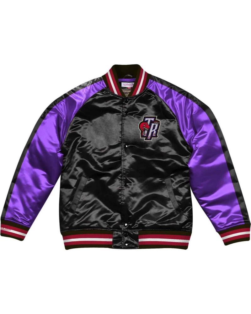 MITCHELL & NESS TORONTO RAPTORS BLOCKED SATIN JACKE 1