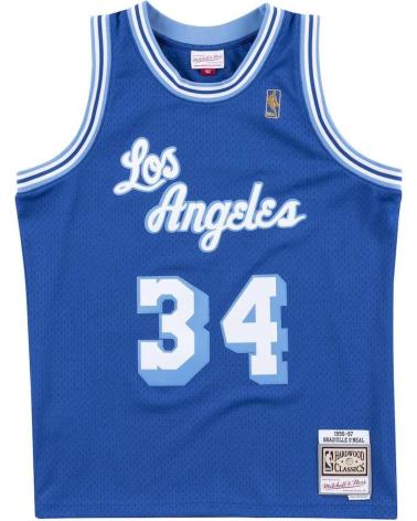MAGLIA MITCHELL & NESS LOS ANGELES LAKERS SHAQUILLE O'NEAL #34 RETRO SWINGMAN 1996-97 BLU