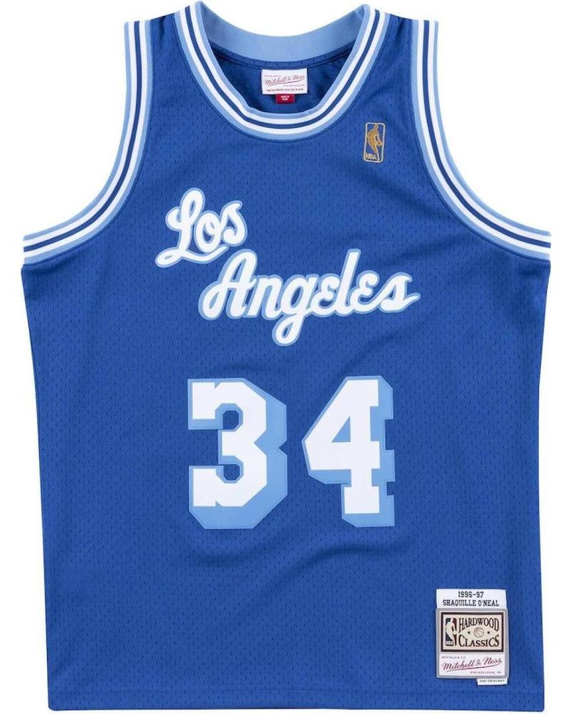 MITCHELL & NESS LOS ANGELES LAKERS SHAQUILLE O'NEAL #34 RETRO SWINGMAN TRIKOT 1996-97 BLAU