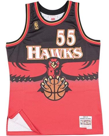 MITCHELL & NESS SWINGMAN TRIKOT DIKEMBE MUTOMBO ATLANTA HAWKS 1996-97 1