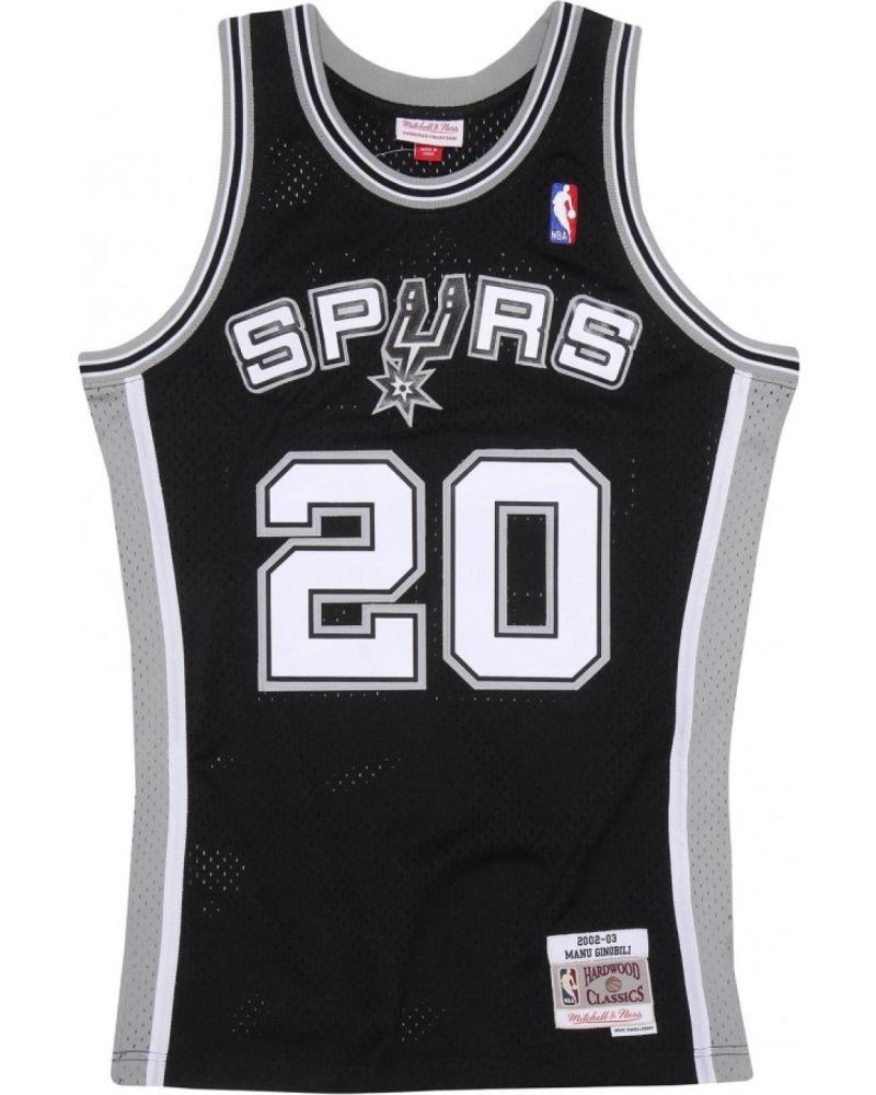MITCHELL & NESS SWINGMAN TRIKOT MANU GINOBILI SAN ANTONIO SPURS 2002-03 1