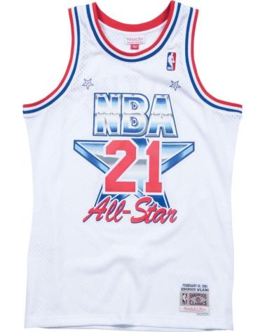 MITCHELL & NESS SWINGMAN TRIKOT DOMINIQUE WILKINS #21 ALL-STAR 1990 WEISS 1