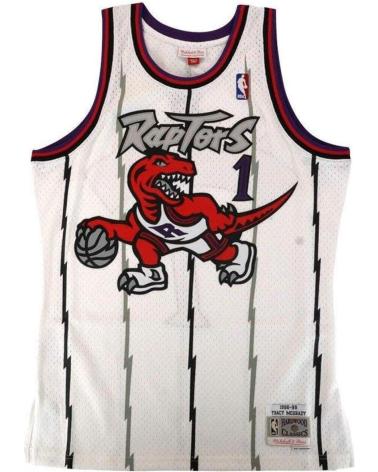 MITCHELL & NESS SWINGMAN TRIKOT TRACY MCGRADY #1 TORONTO RAPTORS 1998-99 WEISS 1