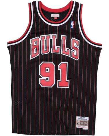 MAGLIA MITCHELL & NESS CHICAGO BULLS DENNIS RODMAN #91 HARDWOOD CLASSICS SWINGMAN NERA
