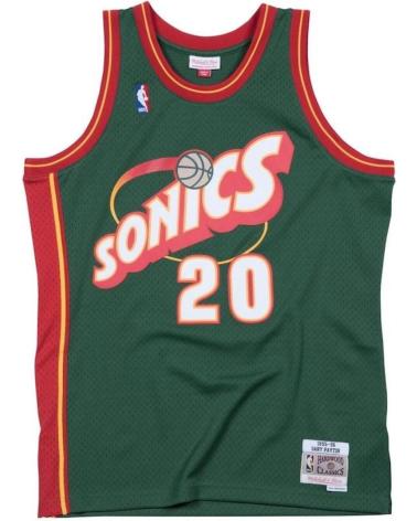 MAGLIA DA BASKET MITCHELL & NESS GARY PAYTON SEATTLE SUPERSONICS SWINGMAN VERDE 1