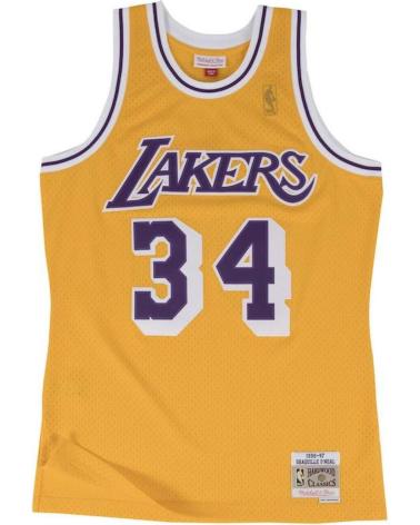 MITCHELL & NESS MAGLIA SHAQUILLE O'NEAL LOS ANGELES LAKERS #34 SWINGMAN RETRO 1996-97