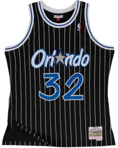MITCHELL & NESS NBA SWINGMAN JERSEY ORLANDO MAGIC SHAQUILLE O'NEAL #32 BLACK 1994-95 NEGRO